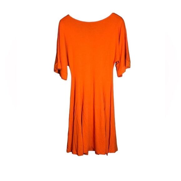 ASOS orange dress with square neck - Picture 9 of 12